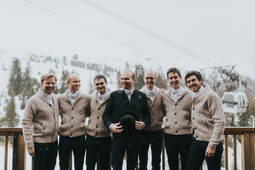 Un mariage en hiver sous la neige à La Plagne - A découvrir sur le blog mariage www.lamarieeauxpiedsnus .com - Photos : NeuPap Photography