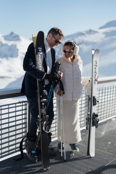 Un mariage à la montagne à Tignes dans les Alpes - Photos : NeuPap Photography - Blog mariage : La mariée aux pieds nus