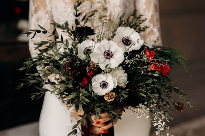 Un mariage à Noël - Photos : Melody Barabé - Blog mariage : La mariée aux pieds nus