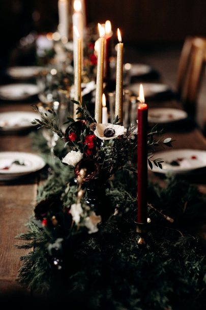 Un mariage à Noël - Photos : Melody Barabé - Blog mariage : La mariée aux pieds nus