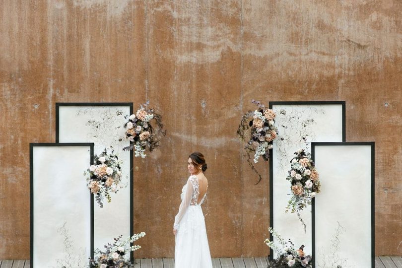 Un mariage en nude et noir à Strasbourg - Photos : Elodie Winter - Blog mariage : La mariée aux pieds nus