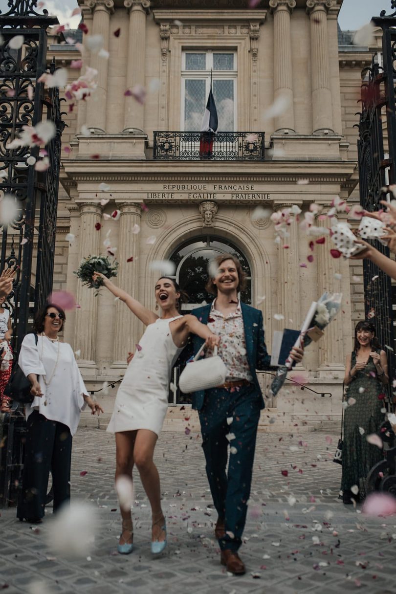 Un mariage à Paris à l'Hôtel 1K - Photos : Coralie Monnet - Blog mariage : La mariée aux pieds nus