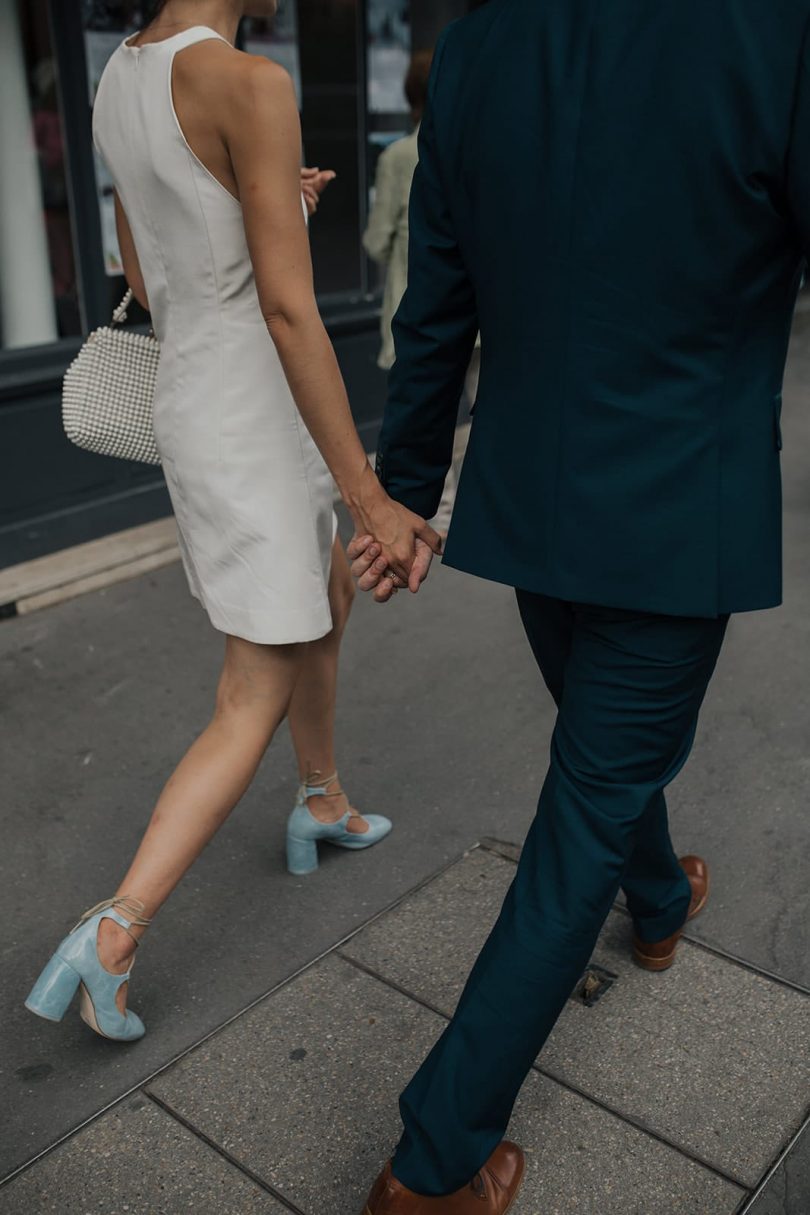 Un mariage à Paris à l'Hôtel 1K - Photos : Coralie Monnet - Blog mariage : La mariée aux pieds nus