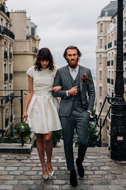 Un mariage à Paris - Tout Doux Liste - Photos : Pierre Atelier - Blog mariage : La mariée aux pieds nus