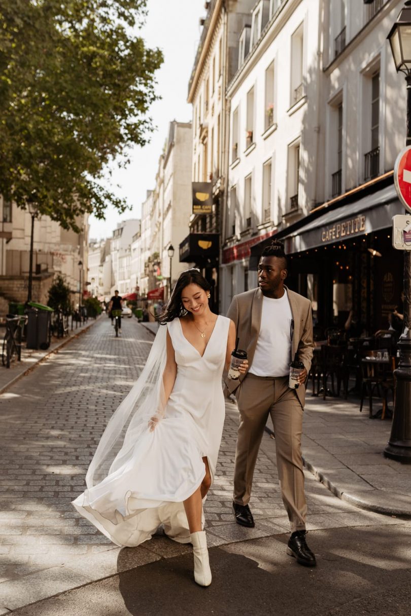 Un mariage sur les toits de Paris - Photos : Throught the glass Paris - Blog mariage : La mariée aux pieds nus