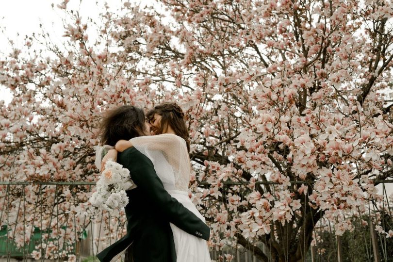 Un mariage pastel au Moulin de Mourette en Seine et Marne - Photos : Solveig & Ronan - Blog mariage : La mariée aux pieds nus