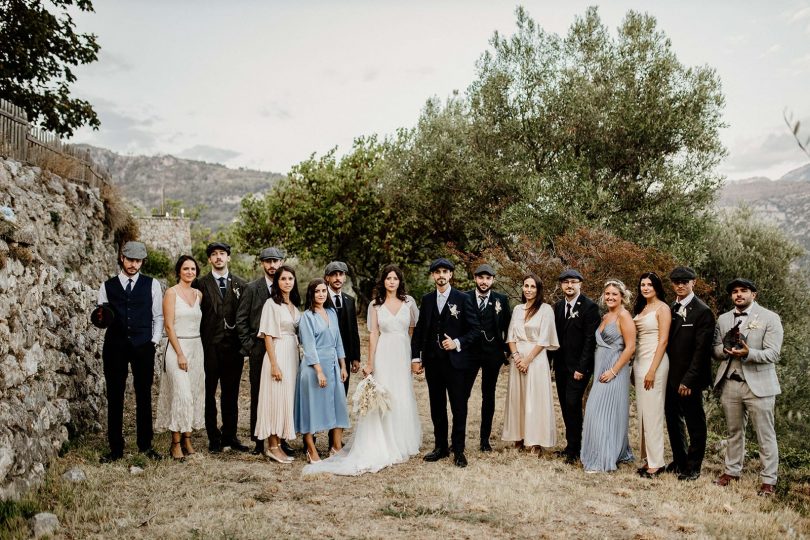 Un mariage sur le thème de Peaky Blinders au Château Haute Germaine dans les Alpes Maritimes - Photos : David Latour - Blog mariage : La mariée aux pieds nus