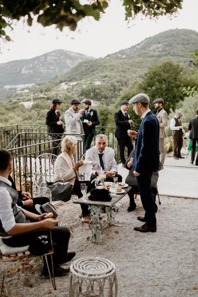 Un mariage sur le thème de Peaky Blinders au Château Haute Germaine dans les Alpes Maritimes - Photos : David Latour - Blog mariage : La mariée aux pieds nus