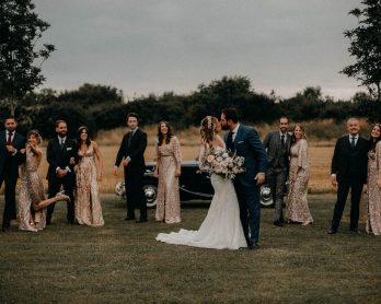 Un mariage inspiré par Peaky Blinders au Domaine de Voisenon en Seine-et-Marne - Photos : Gwendoline Noir - Blog mariage : La mariée aux pieds nus