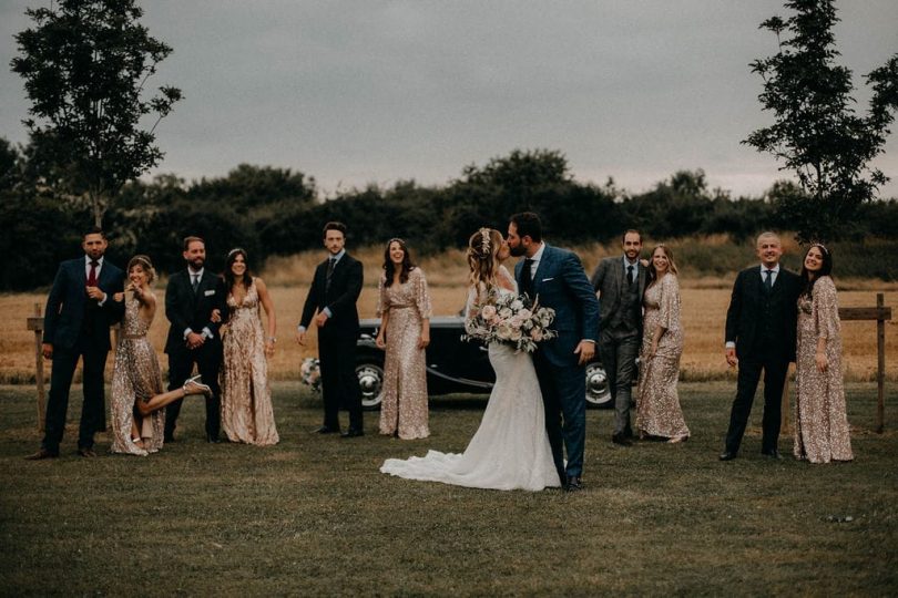 Un mariage inspiré par Peaky Blinders au Domaine de Voisenon en Seine-et-Marne - Photos : Gwendoline Noir - Blog mariage : La mariée aux pieds nus