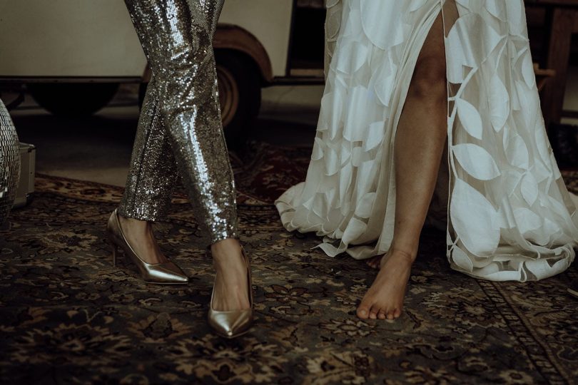 Un mariage en petit comité au Domaine des Hayes près de Rennes - Photos : Lilipop Photographie - Blog mariage : La mariée aux pieds nus