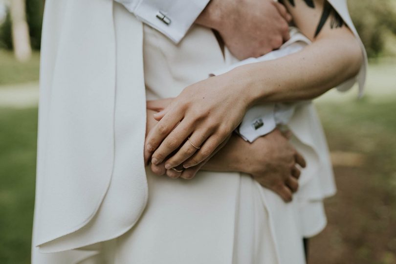 Un mariage en petit comité près de Lille - Photos : Madame B Photographie - Blog mariage : La mariée aux pieds nus