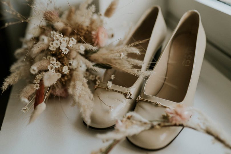 Un mariage en petit comité près de Lille - Photos : Madame B Photographie - Blog mariage : La mariée aux pieds nus