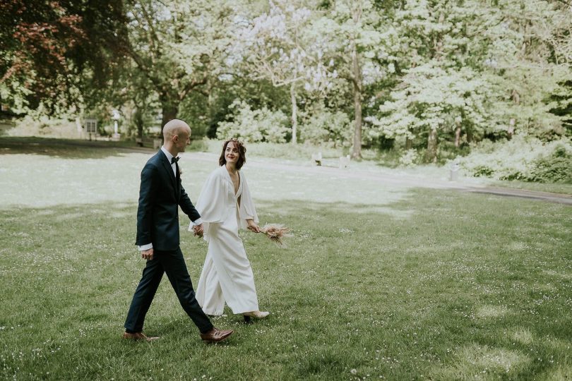 Un mariage en petit comité près de Lille - Photos : Madame B Photographie - Blog mariage : La mariée aux pieds nus