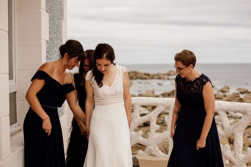 Un mariage en petit comité en Bretagne - Photos : Dall'k - Blog mariage : La mariée aux pieds nus