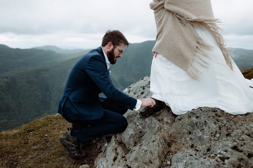 Un mariage en petit comité en Norvège - Photos : Marion Saettele - Blog mariage : La mariée aux pieds nus