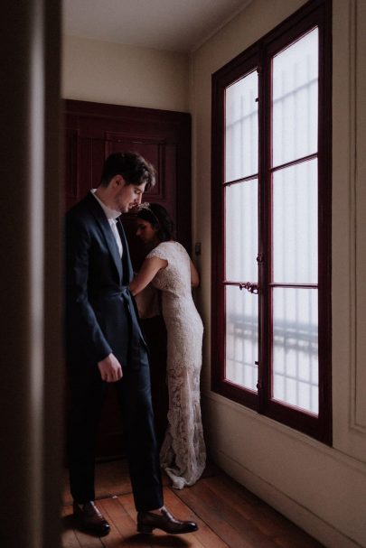 Un mariage en petit comité à Paris - Photos : Lika Banshoya - Blog mariage : La mariée aux pieds nus