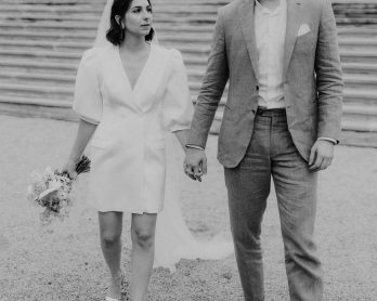 Un mariage en petit comité à Paris - Photos : Lika Banshoya - Blog mariage : La mariée aux pieds nus