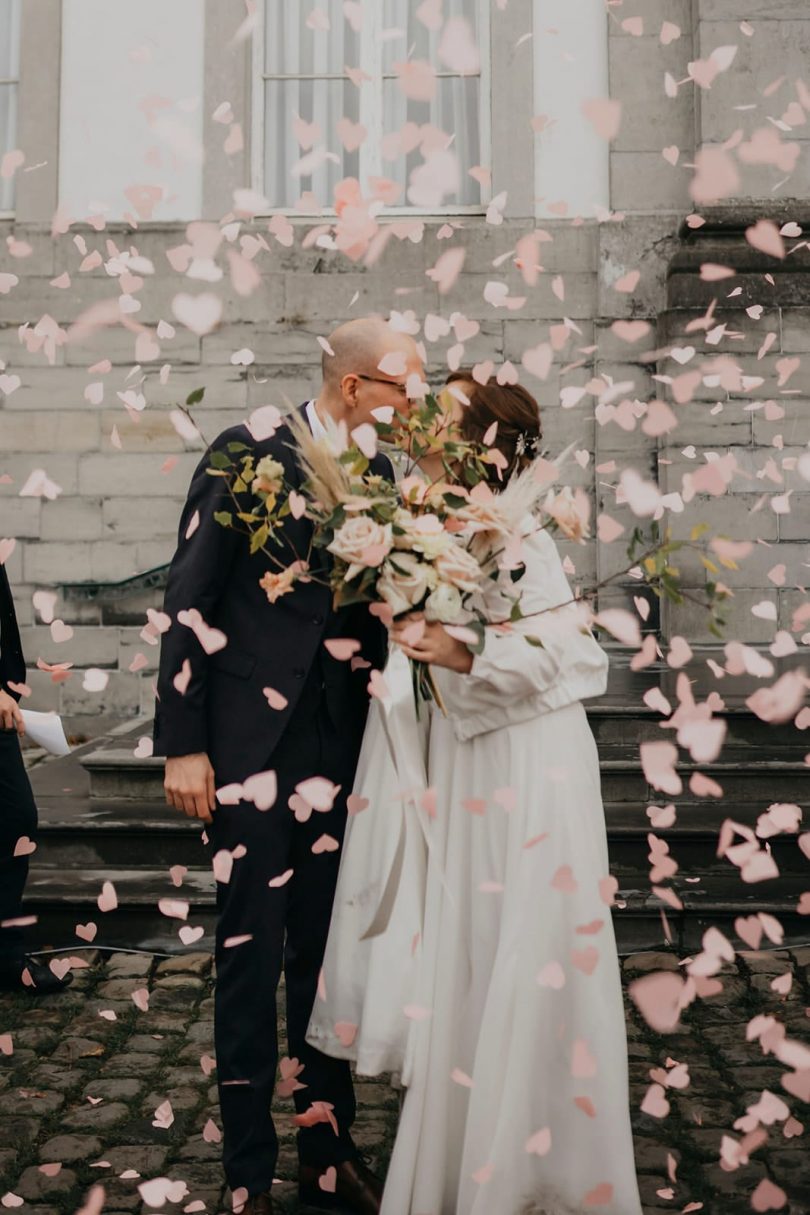 Un mariage en petit comité à Tournai en Belgique - Photos : Forever - Blog mariage : La mariée aux pieds nus