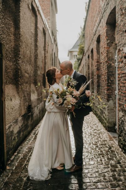 Un mariage en petit comité à Tournai en Belgique - Photos : Forever - Blog mariage : La mariée aux pieds nus