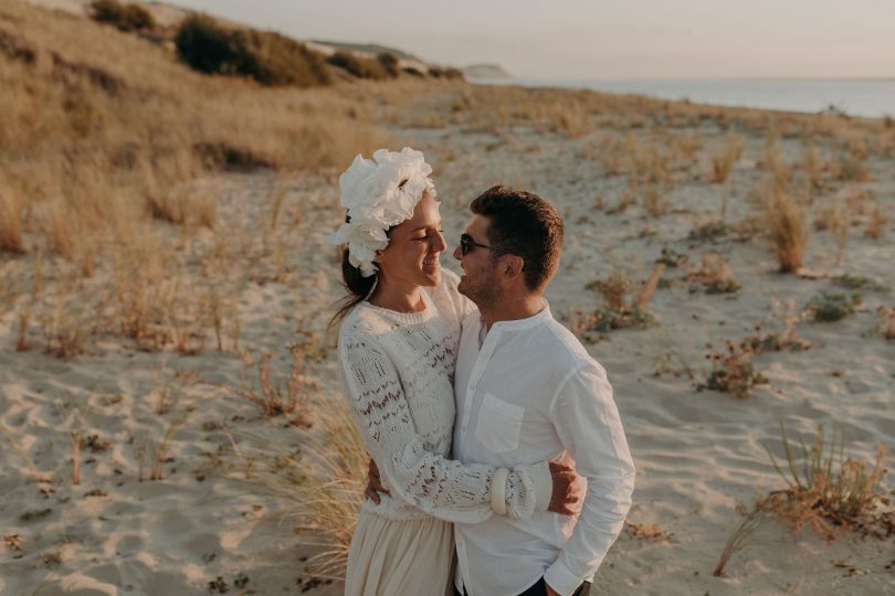 Un mariage sur une plage du Cap Ferret - Wedding planner : Sparkly - Blog mariage : La mariée aux pieds nus