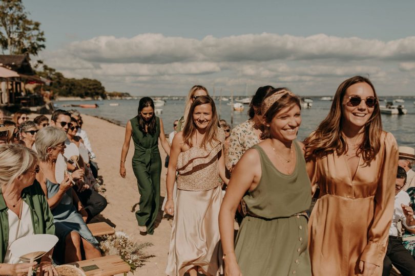 Un mariage sur une plage du Cap Ferret - Wedding planner : Sparkly - Blog mariage : La mariée aux pieds nus