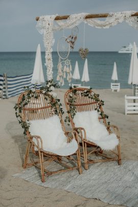 Un mariage sur la plage à Ramatuelle - Photos et video : Soulpics - Blog mariage : La mariée aux pieds nus