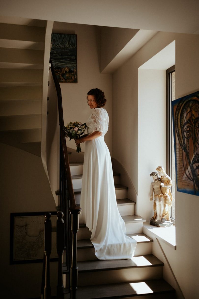 Un mariage sur la plage à la Villa Savheol en Bretagne - Photos : Solène Lagant - Blog mariage : La mariée aux pieds nus