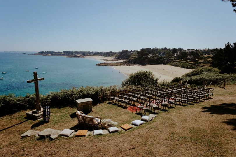 Un mariage sur la plage à la Villa Savheol en Bretagne - Photos : Solène Lagant - Blog mariage : La mariée aux pieds nus