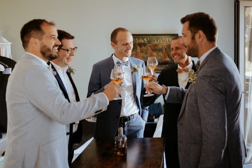 Un mariage sur la plage à la Villa Savheol en Bretagne - Photos : Solène Lagant - Blog mariage : La mariée aux pieds nus