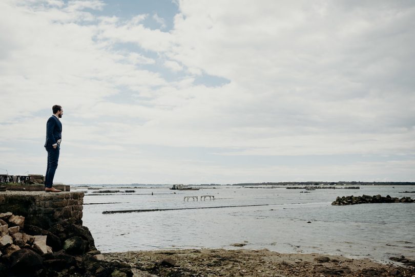 Un mariage sur la côte sauvage de Quiberon - La mariée aux pieds nus