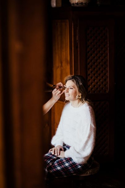 Un mariage en hiver au Refuge du Montenvers à Chamonix - Photos : Capyture - Blog mariage : La mariée aux pieds nus