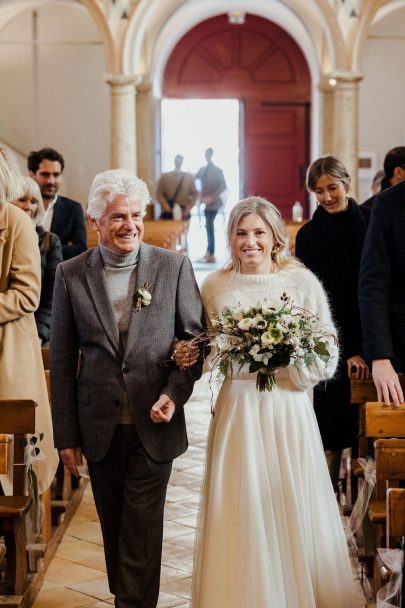 Un mariage en hiver au Refuge du Montenvers à Chamonix - Photos : Capyture - Blog mariage : La mariée aux pieds nus