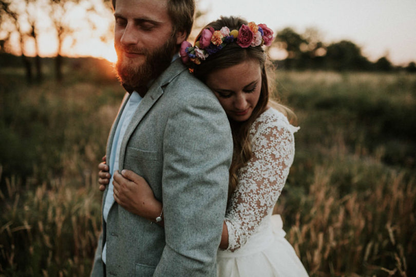 Un mariage rustique et champêtre dans une forêt des Landes - A découvrir sur le blog mariage www.lamarieeauxpiedsnus.com - Photos : Yoris Photographe