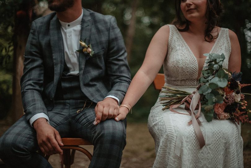 Un mariage rustique à La Seigneurie d’Alleray - Photos : Marion Billou - Blog mariage : La mariée aux pieds nus