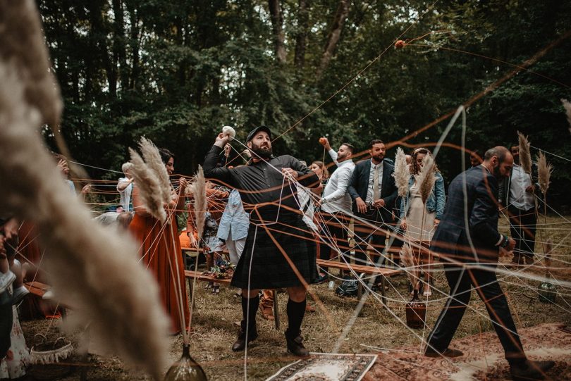 Un mariage rustique à La Seigneurie d’Alleray - Photos : Marion Billou - Blog mariage : La mariée aux pieds nus