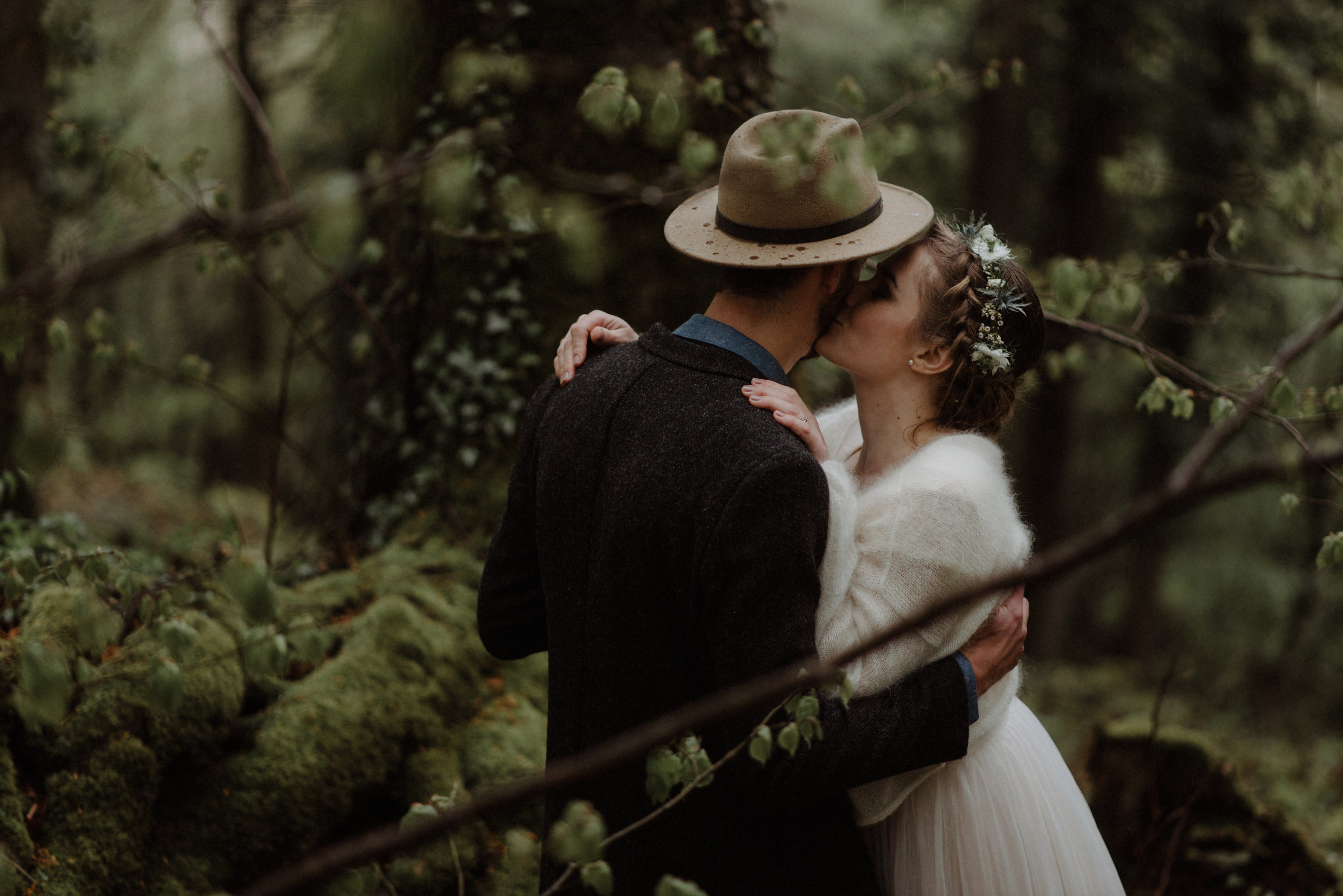 gilet laine mariage