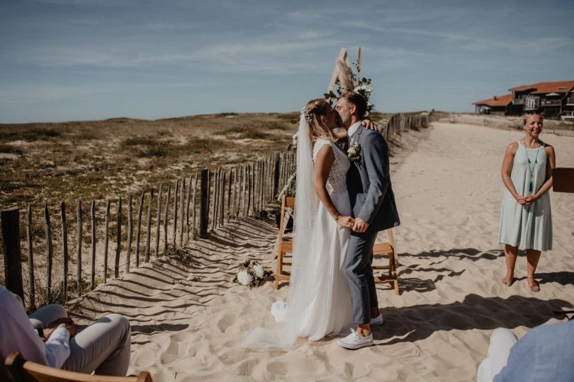 Un mariage cool sur une plage de Seignosse - Photos : Patricia Hendrychova-Estanguet - Blog mariage : La mariée aux pieds nus