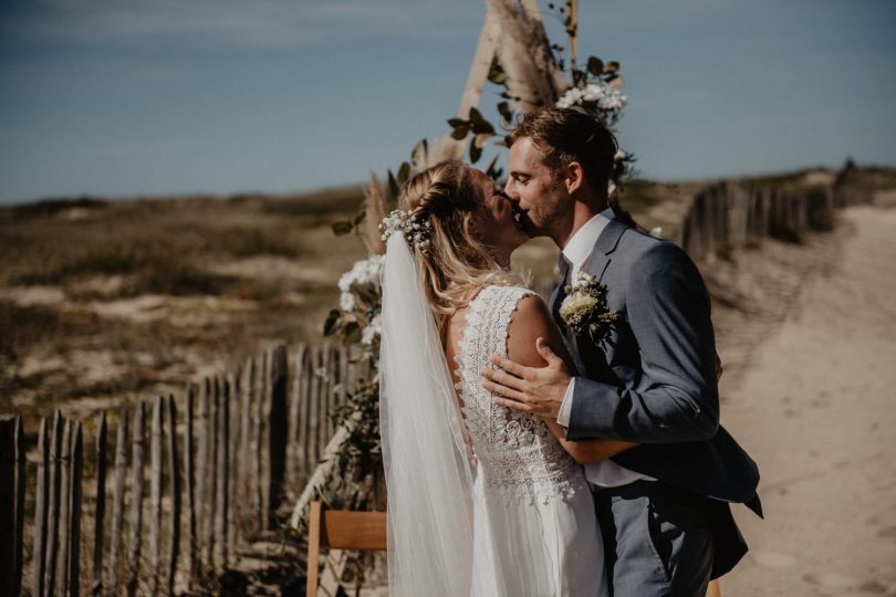 Un mariage cool sur une plage de Seignosse - Photos : Patricia Hendrychova-Estanguet - Blog mariage : La mariée aux pieds nus