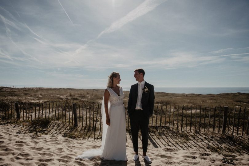 Un mariage cool sur une plage de Seignosse - Photos : Patricia Hendrychova-Estanguet - Blog mariage : La mariée aux pieds nus