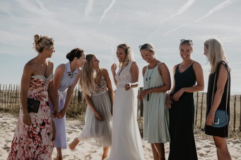 Un mariage cool sur une plage de Seignosse - Photos : Patricia Hendrychova-Estanguet - Blog mariage : La mariée aux pieds nus
