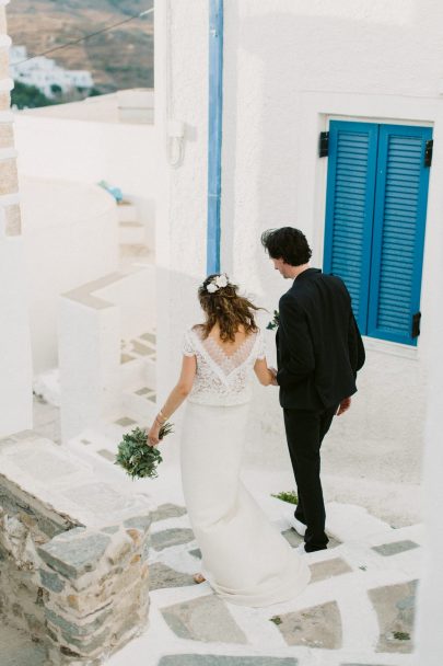 Un mariage à Serifos en Grèce - Photos : Bubblerock - Blog mariage : La mariée aux pieds nus