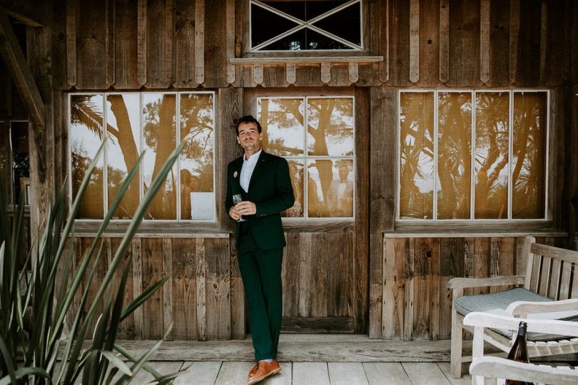 Un mariage en toute simplicité à La cabane Bartherotte au Cap Ferret - Photos : Les récits de Becca - Blog mariage : La mariée aux pieds nus