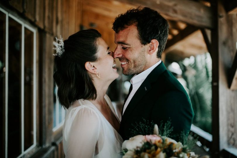 Un mariage en toute simplicité à La cabane Bartherotte au Cap Ferret - Photos : Les récits de Becca - Blog mariage : La mariée aux pieds nus