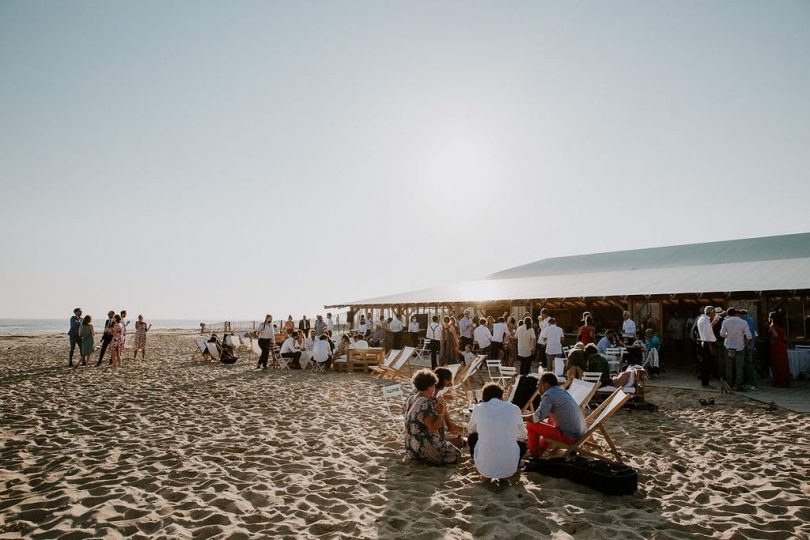 Un mariage en toute simplicité à La cabane Bartherotte au Cap Ferret - Photos : Les récits de Becca - Blog mariage : La mariée aux pieds nus