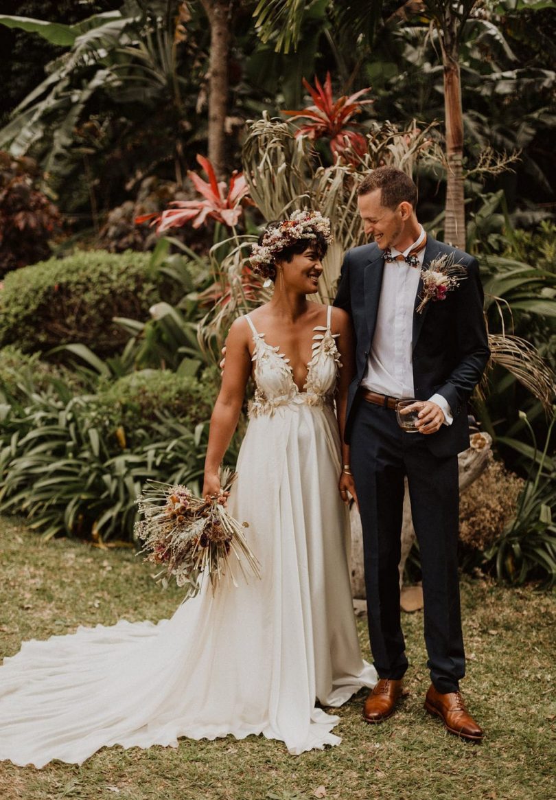 Un mariage simple et éco-responsable à La Réunion - Photos : Abigaïl Morellon - Blog mariage : La mariée aux pieds nus