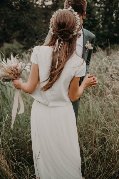 Un mariage simple et indus à Tombeek Plage en Belgique - Photos : Roses et Violettes - Blog mariage : La mariée aux pieds nus