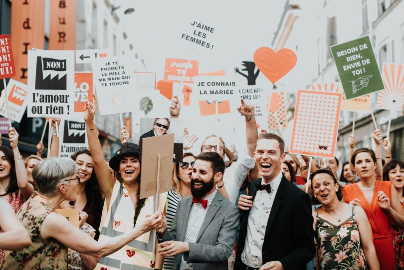 Un mariage simple et joyeux à Paris - Photos : Léa Féry - Blog mariage : La mariée aux pieds nus