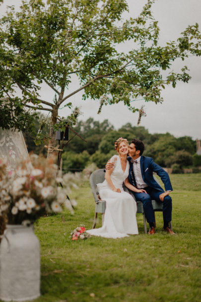 Un mariage champêtre et coloré en Normandie - A découvrir sur www.lamarieeauxpiedsnus.com