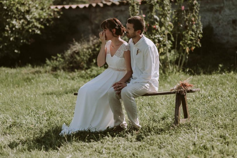 Un mariage en toute simplicité dans une maison familiale au coeur de la Loire - Photos : Marine Marques - Blog mariage : La mariée aux pieds nus